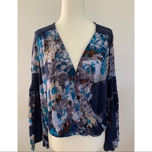 Lovestitch Surplice Floral Top